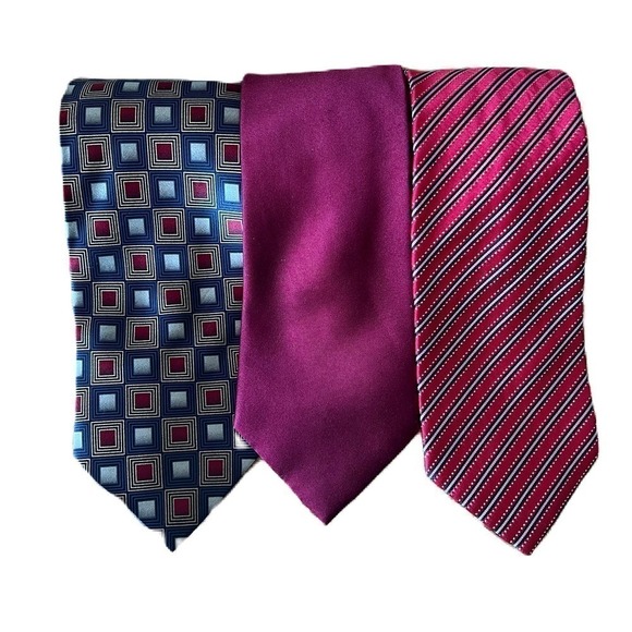 Three Ties Geoffrey Beene, Merona, Covington - Picture 1 of 3
